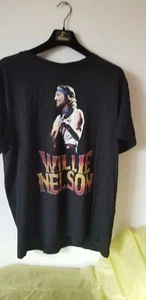 WILLIE NELSON  100 % cotton size XL  AND  L T-SHIRT BY ZION ROOTSWEAR - Picture 1 of 8