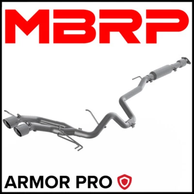 MBRP Armor Pro 2.5" sistema de exaustão Cat-Back compatível com 13-18 Hyundai Veloster Turbo 1.6 - Imagem 1 de 2