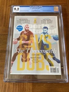 Steph Curry LeBron James Sports Illustrated CGC 9.2 White (2017 NBA Finals) - Picture 1 of 3