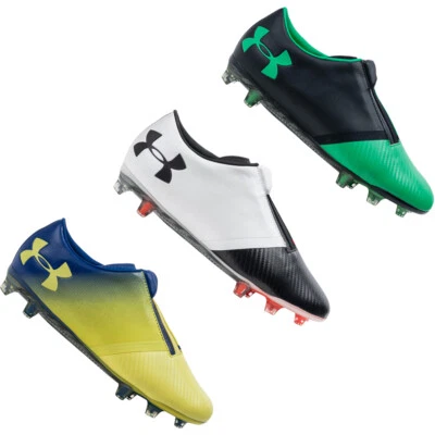 Under Armour Spotlight FG Herren Rasen Fußballschuhe 1289531 gelb weiss grün neu