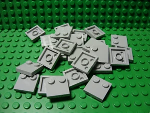 ** 25 CT LOT **  Lego NEW light bluish gray 2 x 2 modified tile W/2 studs pieces - Picture 1 of 1