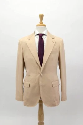 Новый с Ярлыками $8,195 Brunello Cucinelli мужчин 100% шелк 2Pc Leisure костюм размер 48/38US A252 - Изображение 1 из 4