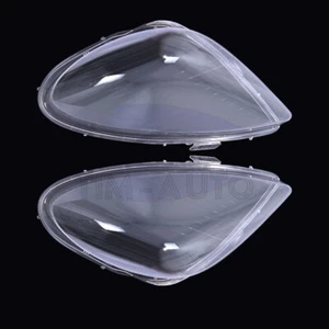 Side Headlight Lens Cover For 2005-2011 Mercedes-Benz SLK Class R171 With Glue - Picture 1 of 6