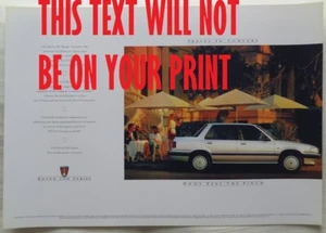 Rover 213 216 A3 Poster Druck der Original Zeitschrift Werbung (Glanz Fotokarte) - Bild 1 von 1