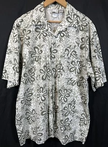 ✨Vintage No Fear Hawaiian Shirt Button Up Mens Size XL Short Sleeve Floral✨ - Picture 1 of 9