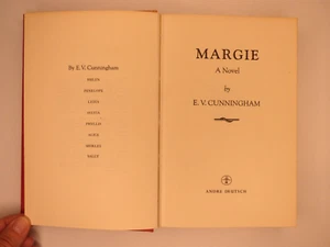 Margie by E V Cunningham. Vintage hardcover 1st edition. Suspense. Humour. - Bild 1 von 5