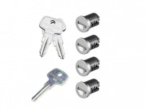 Ford® Yakima Lockable Storage Container Carrier SKS Same-Key Lock System Kit 4pc - Picture 1 of 1