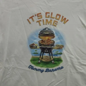 Tommy Bahama Mens Graphic T-Shirt Small Its Glow Time Tee New DEFECT - Picture 1 of 17