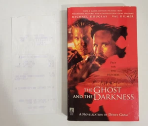 The Ghost and the Darkness by Dewey Gram Pocket 1996 3rd Print with Orig Receipt - Imagen 1 de 9