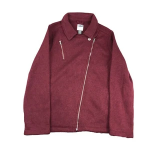 Old Navy Jacket Girls XXL (16) Regular Red Fleece Side Full Zip Long Sleeves NWT - Picture 1 of 13