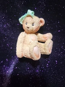 Cherished Teddies Figurine Jacki Sister Bear 950432 Hugs & Kisses Enesco 1991 - Picture 1 of 3