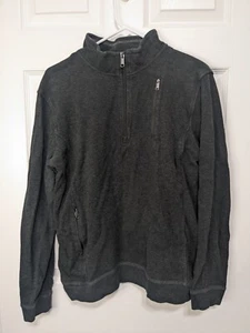 Scottevest Jacket Men's Large Gray 1/4 Zip Long Sleeve - Picture 1 of 8