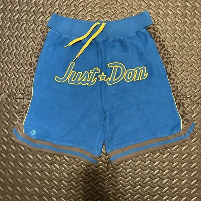 Pantalones Cortos Just Don Converse Para Hombre Pequeños Leopardo Estampado Animal Bordado Unisex NUEVO Foto 1 de 4