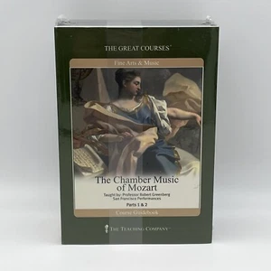 The Great Courses: Chamber Music of Mozart Part 1 & 2 (Guidebook/CD Set) NEW - Picture 1 of 3
