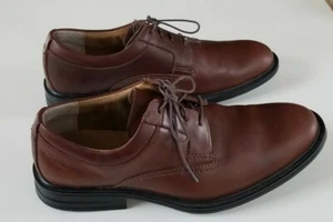 Clarks Waterproof 9M Leather Upper Brown Men's Dress Shoes Lace Up Soft Cushion. - Bild 1 von 12