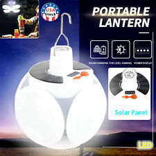 USB Rechargeable Solar 45 LED Camping Light Tent Lamp Emergency Lantern Outdoor