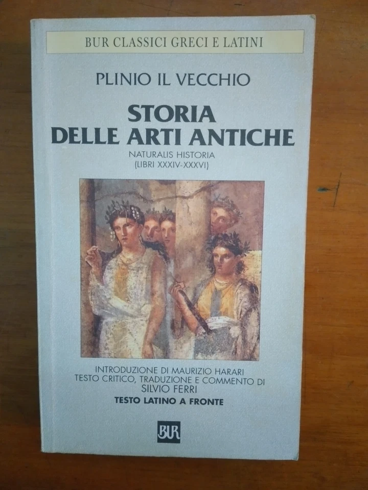 PLINIO IL VECCHIO- STORIA DELLE ARTI ANTICHE- BUR- 2001 - Immagine 1 di 1