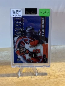 2024 Wild Card QB1 Kyle McCord #OCW-BL-KM /5 '25 Draft Pick Eagles - Bild 1 von 2