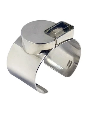 PULSERA BRAZALETE M&J SAVITT VINTAGE GRANDE ESTERLINA Y CITRINO Foto 1 de 4