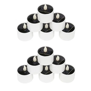 Solar LED Candles Light Outdoor  Flameless Solar Lights Rechargeable4196 - Bild 1 von 10