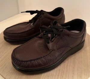SAS Tripad bequeme Herrenschuhe braun Leder Größe 12M Mokassinnaht Schnürschuhe USA - Bild 1 von 8