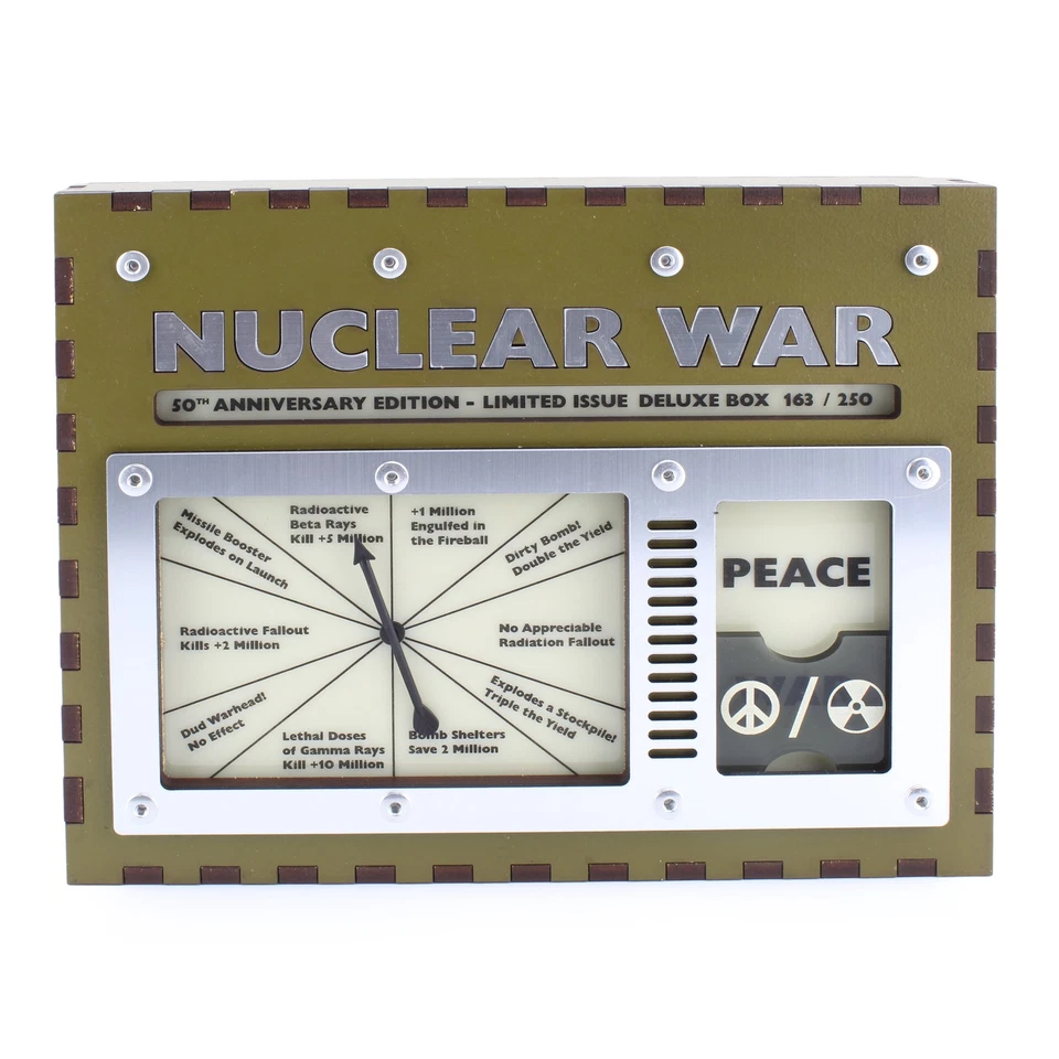 Nuclear War Card Game Deluxe Box, Empty, Wooden, Limited Edition - Image 1 of 3