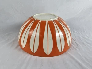 Vintage Deka Kunststoff Cathrineholm Lotus 11" Schüssel orange und weiß Nr. 604 - Bild 1 von 6