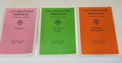 Las Literaturas Hispanicas for Students - All 3 Volumes - Image 1 of 4