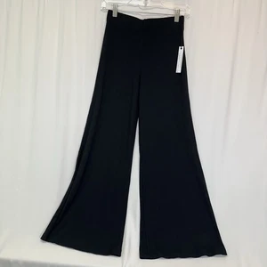 Pantalones Stillwater Nuevos con Etiquetas Negros Acanalados Pierna Ancha Fluidos Talla Pequeña EE. UU. Súper Suaves - Imagen 1 de 8