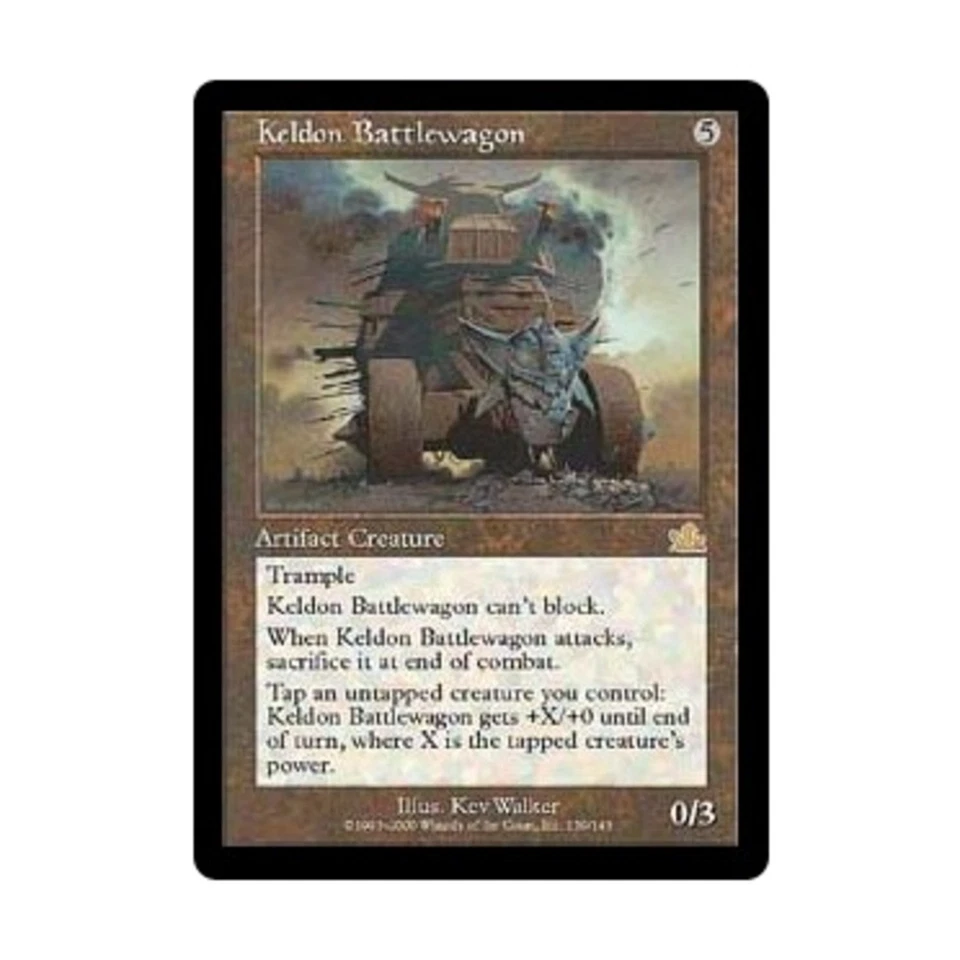 WOTC MtG Prophecy Keldon Battlewagon (R) (Foil) EX - Image 1 of 1
