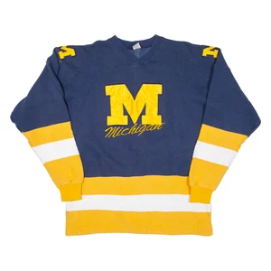 Sudadera De Colección LEGENDS Michigan Para Hombres Azul Cuello en V Años 90 EE. UU. XL - Imagen 1 de 6