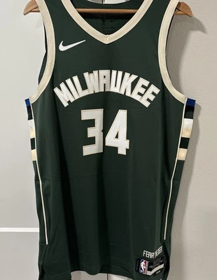Nike Milwaukee баксы Яннис Antetokounmpo значок 100% подлинный Джерси 48 L новый с Ярлыками - Изображение 1 из 4