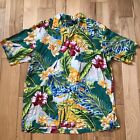 POLO by Ralph Lauren Caldwell Hawaiian Tropical Print Short Sleeve Shirt Size L