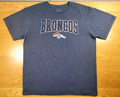Camiseta de fútbol americano Denver Broncos grande azul naranja adulto Wes Welker NFL Foto 1 de 4