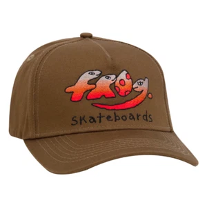 Frog Dino Logo Olive 5-Panel Snapback Cap - Bild 1 von 2