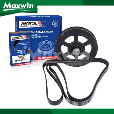 Cinturón Harmonic Balancer Serpentine Fit Town Country Dodge Caravan Plymouth Voyage Foto 1 de 4