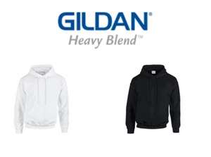 Gildan schwere Mischung Kapuzenpullover Herren klassisch einfach Pullover Hoodie S - 2XL - Bild 1 von 10
