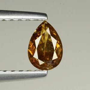IGEC Certified 0.31cts Champagne Brown Pear Natural Loose Diamond "SEE VIDEO" - Picture 1 of 2