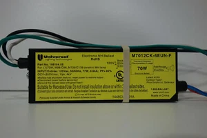 METAL HALIDE BALLAST M7012CK-6EUN-F 70 watt electronic. No longer made! IN STOCK - Picture 1 of 7
