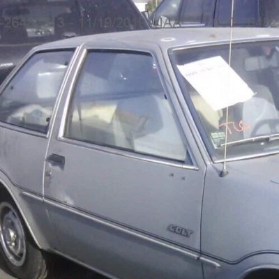 Dodge Colt,  Plymouth Champ 2 Dr : 1979, 1980 -  1984, Right Front Door Glass - Image 1 of 4