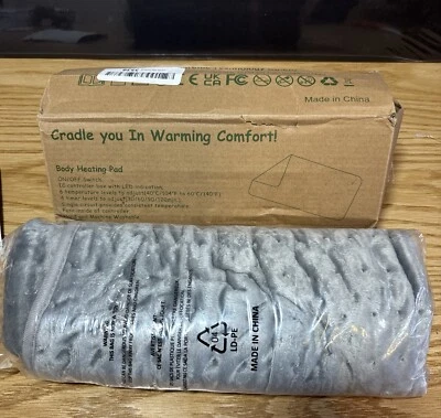 ELECTRIC BLANKET NEW !Comfort! Body Heating Electric Pad with Heat Settings Auto - Image 1 of 3