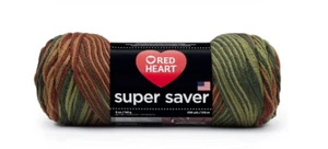 Red Heart Super Saver Yarn Skein 5 Oz. Fall - Picture 1 of 1