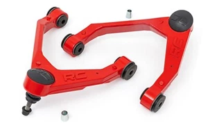 Rough Country Red Forged Upper Control Arms OE Upgrade Chevy/GMC 1500 07-18 - Picture 1 of 2