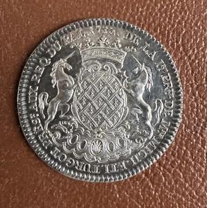 Jeton en Argent Michel-Étienne Turgot, prévôt des marchands de Paris 1730 - Foto 1 di 5