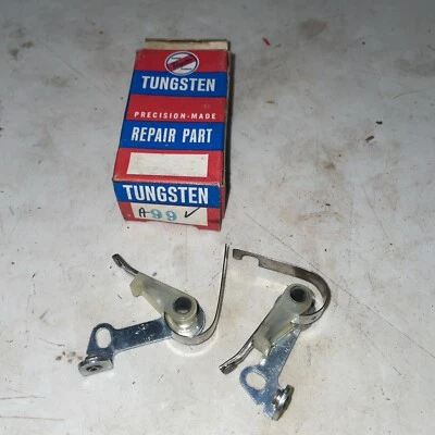 NOS A-99 Dual Point Contact Set 1951-71 Dodge Chrysler Plymouth DeSoto - Image 1 of 2