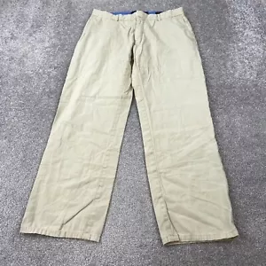 Pantalones chinos rectos de calce clásico Banana Republic para hombre talla 31/28 tostados informales - Imagen 1 de 11