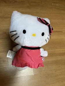 HELLO KITTY 16" Muñeca de felpa Almohada Pal con arco y vestido rosa 2013 SANRIO - Imagen 1 de 9