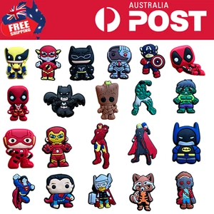 Marvel Superhero Villain Australian Gift Shoe For Crocs Charms - Picture 1 of 26