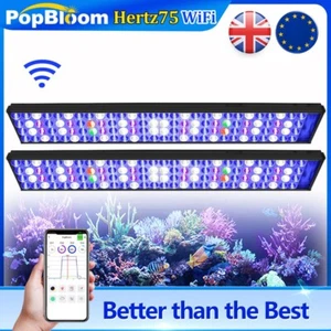 Iluminación de acuario de arrecife led PopBloom para arrecife marino coral SPS LPS 72" 180 cm tanque - Imagen 1 de 15