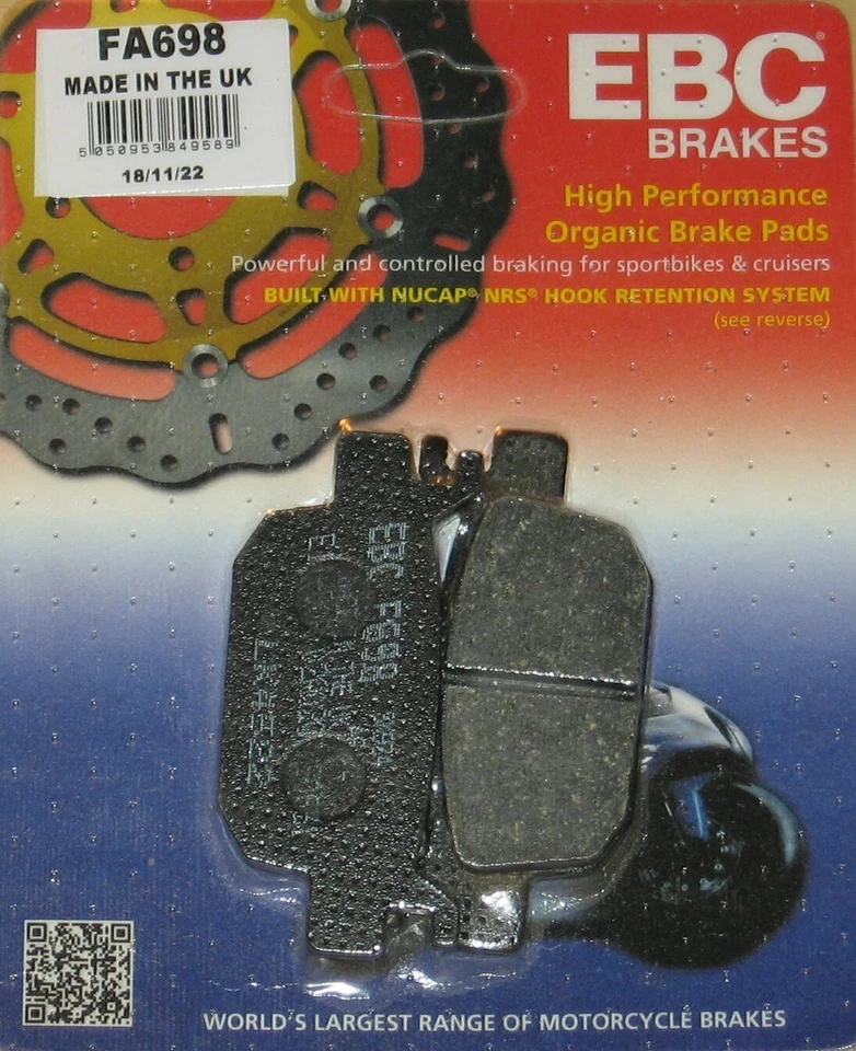 Bremsbeläge für Benelli Leoncino 500 Bj. 2017-2022 hinten - Bild 1 von 1